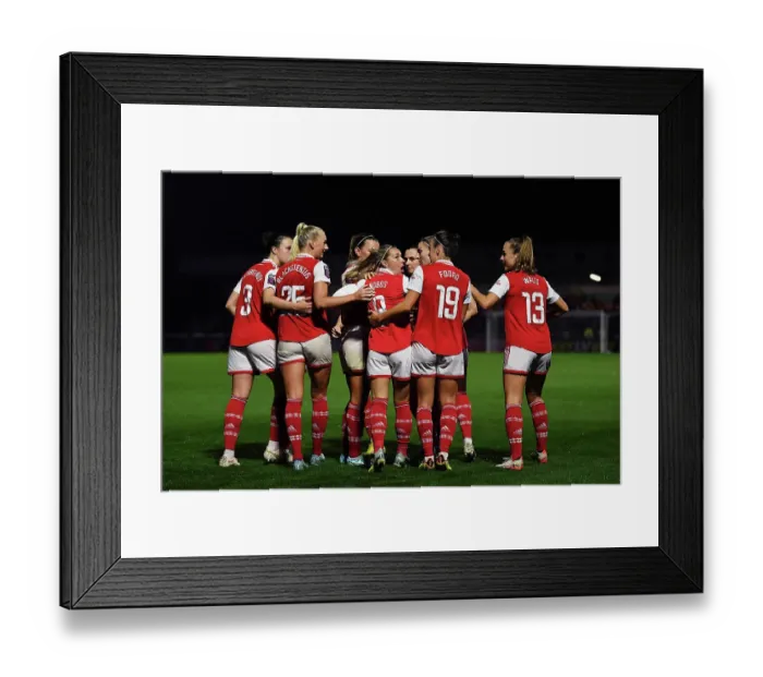 Framed Print : Arsenal Women's Super League: Jordan Nobbs Scores First Goal Against West Ham United
