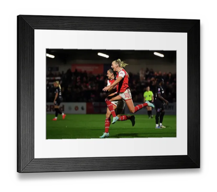 Framed Print : Arsenal Women's Super League: Blackstenius and McCabe's Stunning Goal Duo Lights Up Arsenal's Victory Over West Ham Framed Print : Arsenal Women's Super League: Blackstenius and McCabe's Stunning Goal Duo Lights Up Arsenal's Victory Over West Ham