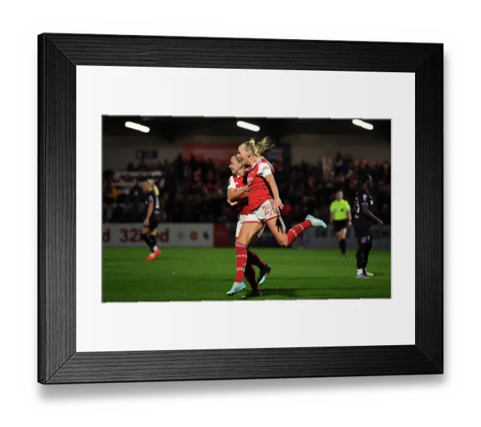 Framed Print : Arsenal Women's Super League: Stina Blackstenius Scores Second Goal Against West Ham United Framed Print : Arsenal Women's Super League: Stina Blackstenius Scores Second Goal Against West Ham United