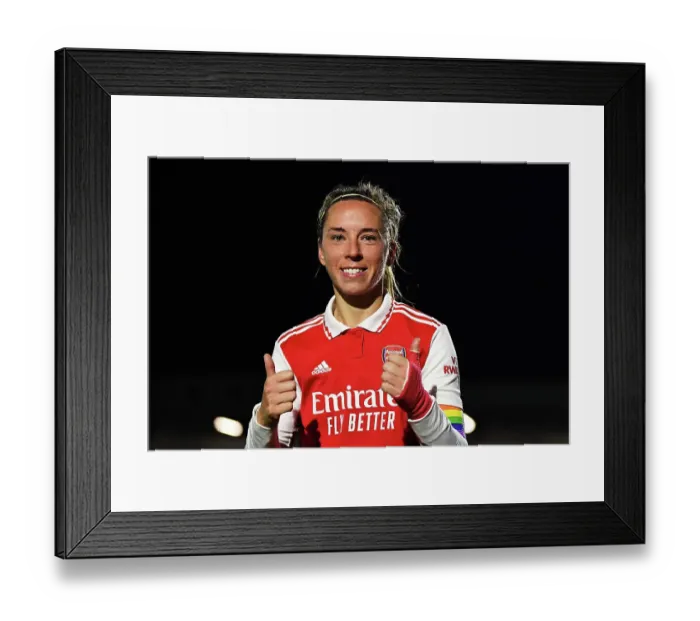 Framed Print : Arsenal Women's Triumph: Jordan Nobbs Celebrates Victory Over West Ham United in FA WSL