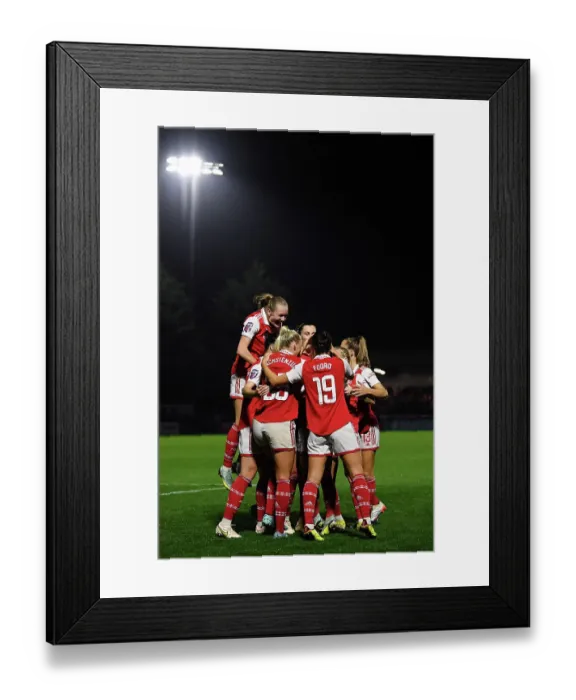 Framed Print : Jordan Nobbs Scores First Goal: Arsenal Women's Super League Victory over West Ham United