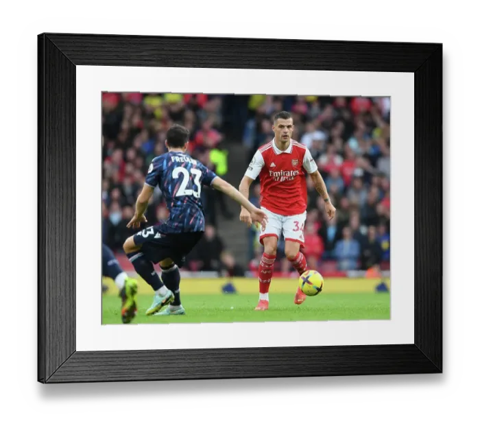Framed Print : Granit Xhaka: Arsenal vs Nottingham Forest, Premier League 2022-23 - In Action Framed Print : Granit Xhaka: Arsenal vs Nottingham Forest, Premier League 2022-23 - In Action