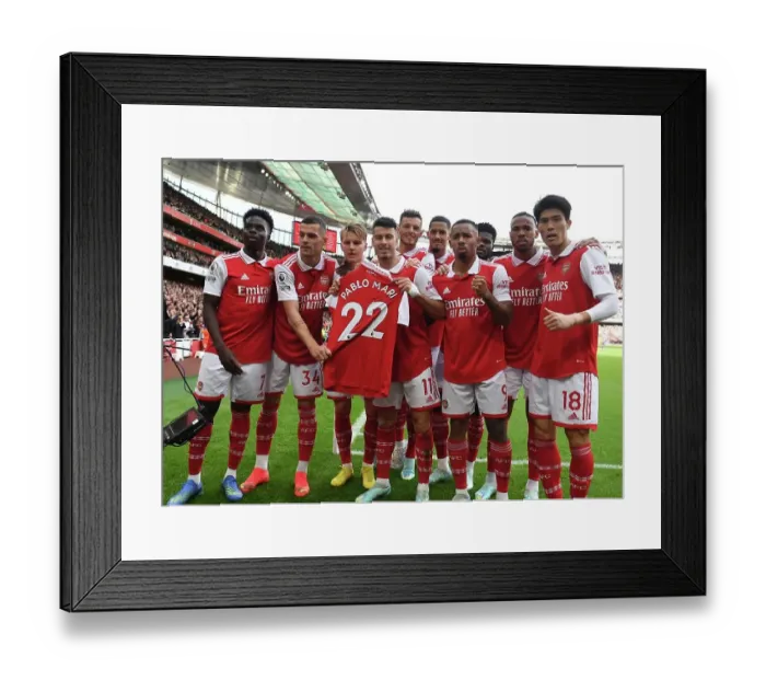 Framed Print : Arsenal Celebrate First Goal Against Nottingham Forest in 2022-23 Premier League Framed Print : Arsenal Celebrate First Goal Against Nottingham Forest in 2022-23 Premier League