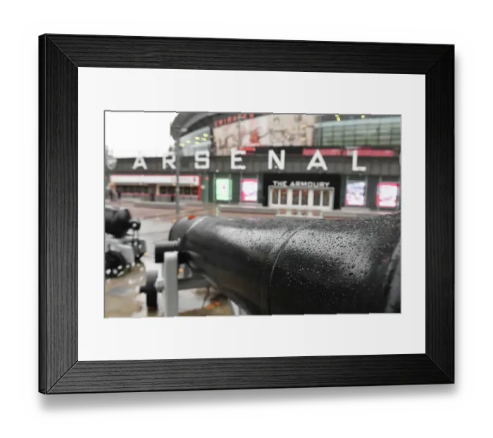 Framed Print : Arsenal vs. Nottingham Forest: Rainy Premier League Showdown at Emirates Stadium (2022-23) Framed Print : Arsenal vs. Nottingham Forest: Rainy Premier League Showdown at Emirates Stadium (2022-23)