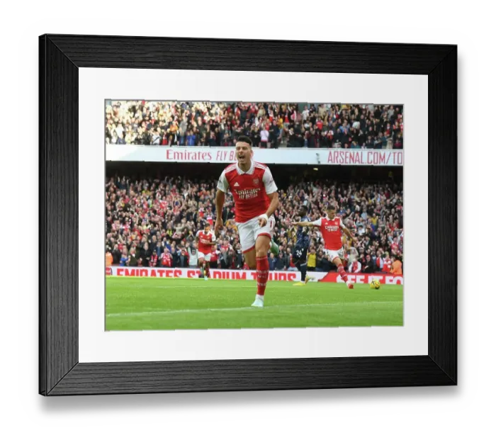 Framed Print : Martinelli Scores First: Arsenal Defeats Nottingham Forest in Premier League Showdown Framed Print : Martinelli Scores First: Arsenal Defeats Nottingham Forest in Premier League Showdown