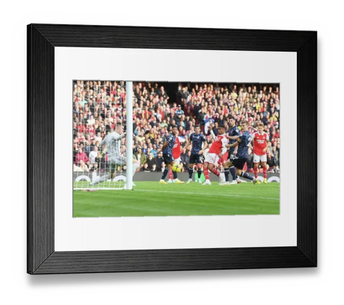 Framed Print : Arsenal's Nelson Scores Hat-trick: Thrilling 3-2 Victory over Nottingham Forest (2022-23) Framed Print : Arsenal's Nelson Scores Hat-trick: Thrilling 3-2 Victory over Nottingham Forest (2022-23)