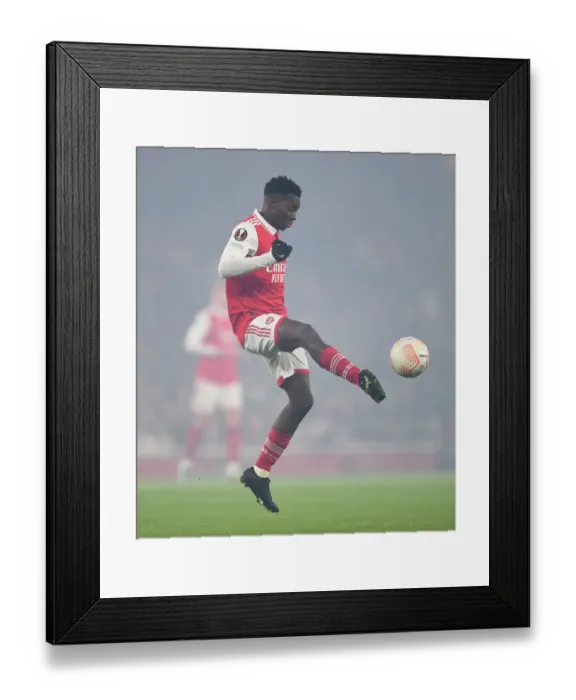 Framed Print : Eddie Nketiah's Star Performance: Arsenal Overpowers FC Zurich in Europa League Framed Print : Eddie Nketiah's Star Performance: Arsenal Overpowers FC Zurich in Europa League
