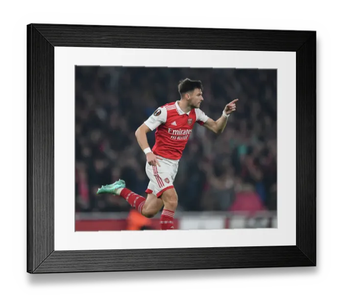 Framed Print : Tierney's Thriller: Arsenal's Europa League Triumph with Kieran Tierney's Game-Winning Goal