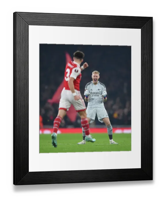 Framed Print : Arsenal Celebrate Goal Against FC Zurich in Europa League Group Stage