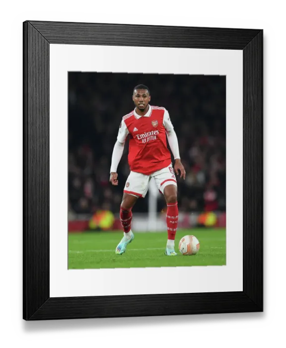 Framed Print : Arsenal vs FC Zurich: Gabriel Magalhaes Leads Arsenal in Europa League Group A Clash