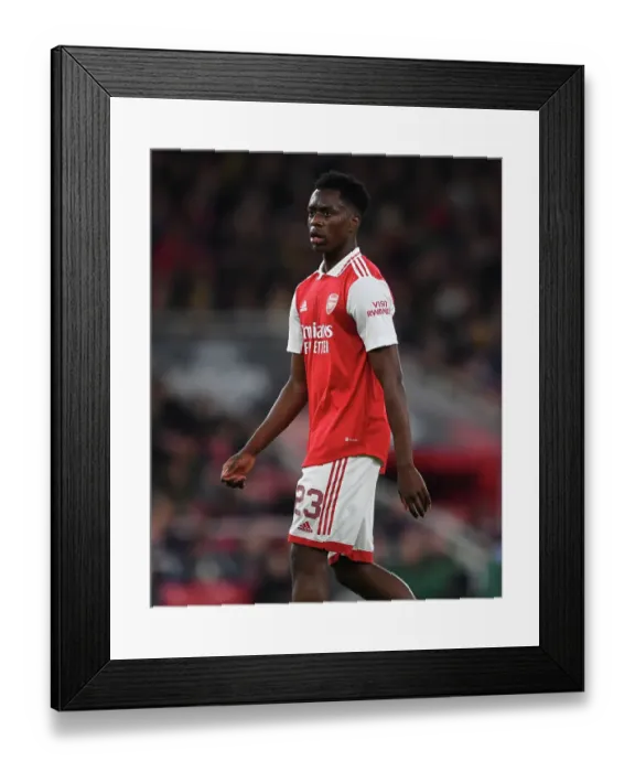 Framed Print : Albert Sambi Lokonga's Standout Performance: Arsenal Overpowers FC Zurich in Europa League