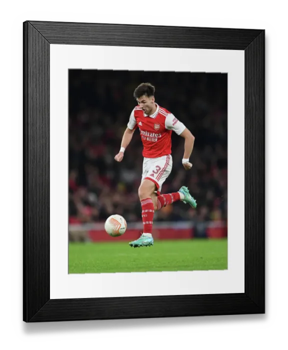 Framed Print : Arsenal's Kieran Tierney Stars in Europa League Victory over FC Zurich