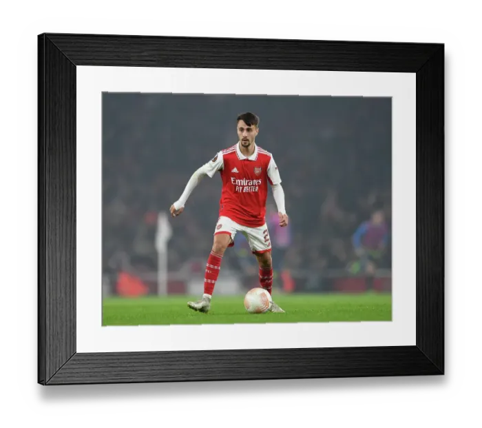 Framed Print : Arsenal FC vs. FC Zurich: Fabio Vieira in Action, UEFA Europa League Group A (2022-23)