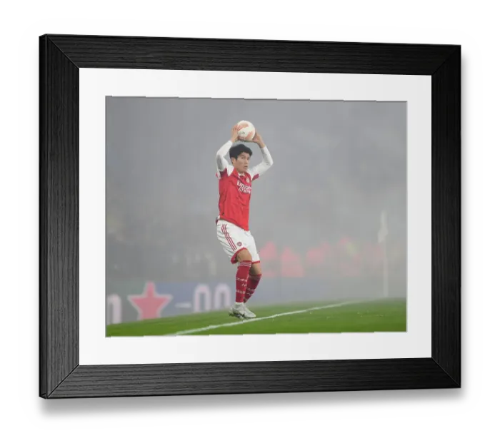 Framed Print : Arsenal FC vs. FC Zurich: Takehiro Tomiyasu in Action - UEFA Europa League Group A (2022-23) Framed Print : Arsenal FC vs. FC Zurich: Takehiro Tomiyasu in Action - UEFA Europa League Group A (2022-23)