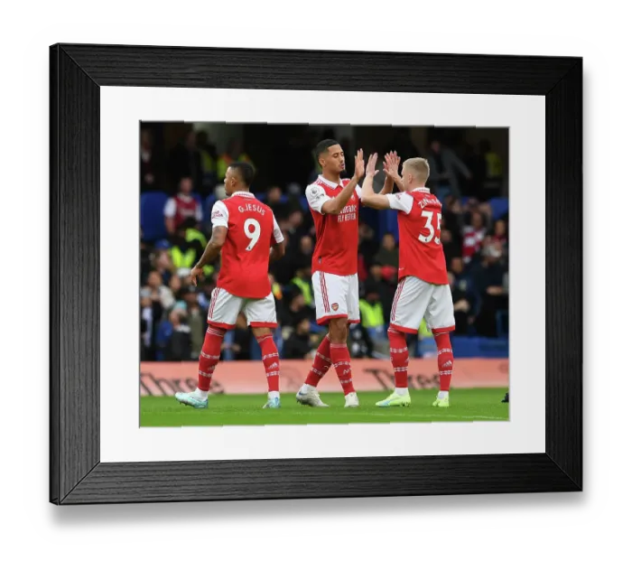 Framed Print : Arsenal's Saliba and Zinchenko Before Chelsea Clash in Premier League 2022-23 Framed Print : Arsenal's Saliba and Zinchenko Before Chelsea Clash in Premier League 2022-23