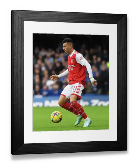 Framed Print : Martinelli Faces Off: Chelsea vs. Arsenal, Premier League 2022-23 Framed Print : Martinelli Faces Off: Chelsea vs. Arsenal, Premier League 2022-23