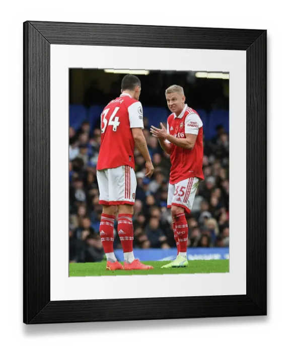 Framed Print : Clash of London Rivals: Chelsea vs. Arsenal - Premier League 2022-23