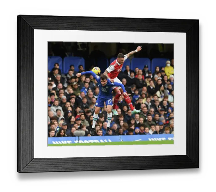 Framed Print : Clash of Titans: Chelsea vs. Arsenal - Premier League Showdown (November 2022)