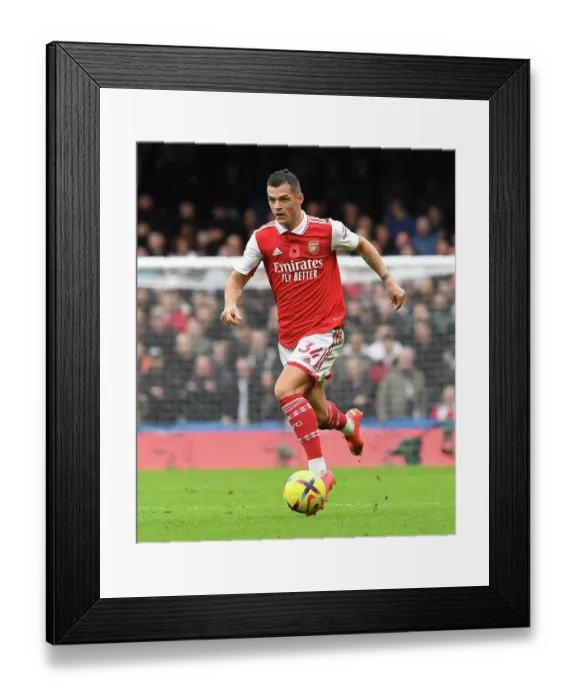 Framed Print : Xhaka's Battle at the Bridge: Chelsea vs. Arsenal, Premier League 2022-23 Framed Print : Xhaka's Battle at the Bridge: Chelsea vs. Arsenal, Premier League 2022-23