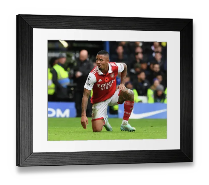 Framed Print : Gabriel Jesus in Action: Chelsea vs. Arsenal, Premier League 2022-23 Framed Print : Gabriel Jesus in Action: Chelsea vs. Arsenal, Premier League 2022-23