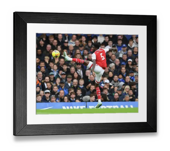 Framed Print : Thomas Partey in Action: Chelsea vs. Arsenal, Premier League 2022-23 Framed Print : Thomas Partey in Action: Chelsea vs. Arsenal, Premier League 2022-23
