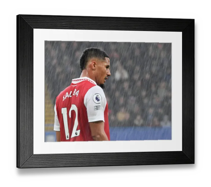 Framed Print : Saliba vs. Chelsea: Arsenal vs. Chelsea Clash in the Premier League 2022-23 Framed Print : Saliba vs. Chelsea: Arsenal vs. Chelsea Clash in the Premier League 2022-23