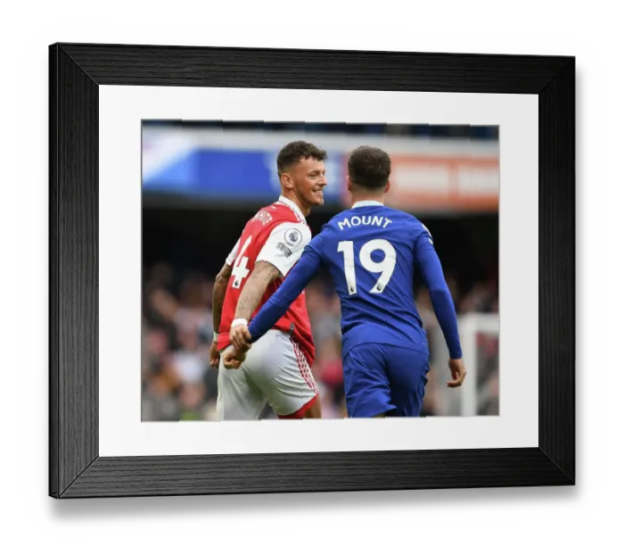 Framed Print : Clash of Titans: Chelsea vs. Arsenal - Premier League 2022-23