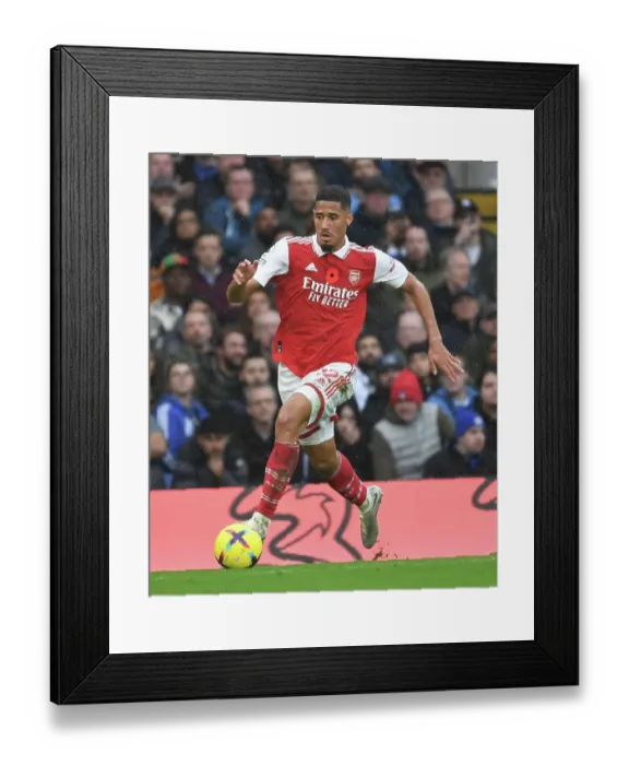 Framed Print : William Saliba's Defiant Performance: Arsenal Holds Chelsea in 2022-23 Premier League Clash Framed Print : William Saliba's Defiant Performance: Arsenal Holds Chelsea in 2022-23 Premier League Clash