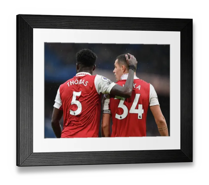 Framed Print : Thomas Partey and Granit Xhaka: Battle of Midfielders - Chelsea vs Arsenal, Premier League 2022-23 Framed Print : Thomas Partey and Granit Xhaka: Battle of Midfielders - Chelsea vs Arsenal, Premier League 2022-23