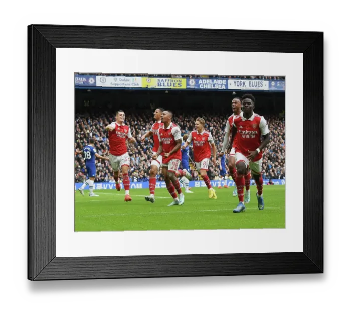 Framed Print : Gabriel's Thrilling Last-Minute Goal: Arsenal's Comeback Against Chelsea (2022-23) Framed Print : Gabriel's Thrilling Last-Minute Goal: Arsenal's Comeback Against Chelsea (2022-23)
