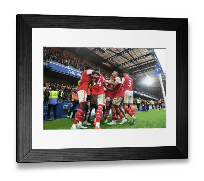 Framed Print : Clash of Titans: Premier League 2022-23 - Chelsea vs. Arsenal