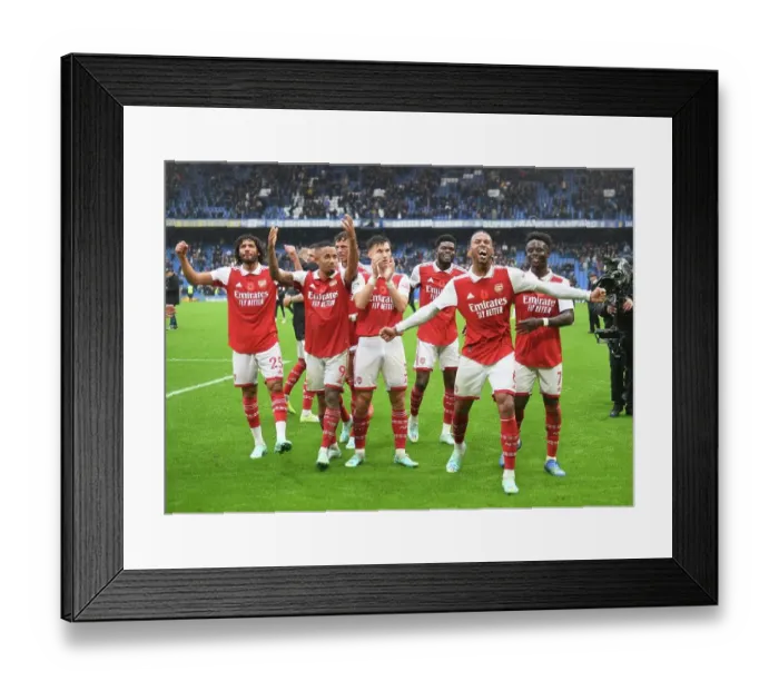 Framed Print : Arsenal's Glory: A Hard-Fought Victory over Chelsea in the Premier League (2022-23)