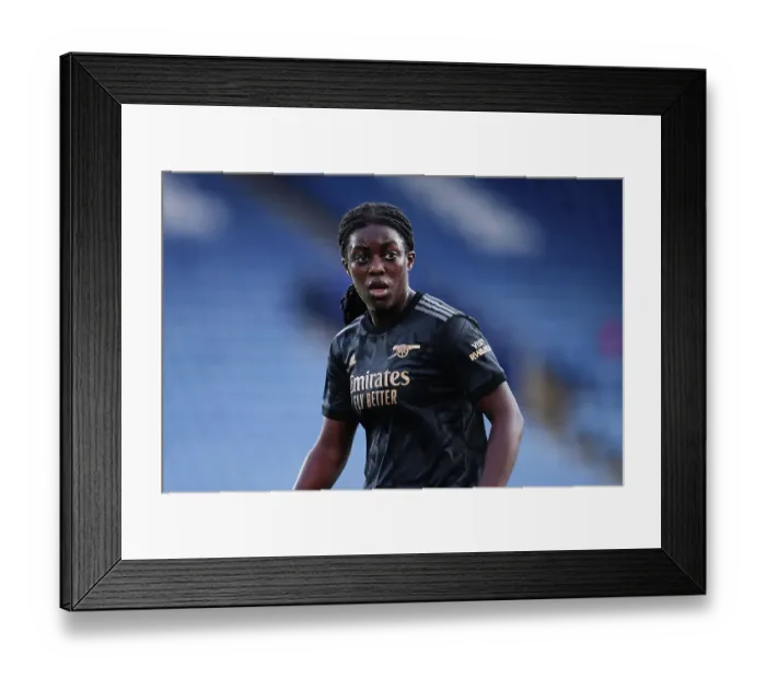 Framed Print : Arsenal's Michelle Agyemang Focuses During Leicester City vs Arsenal (2022-23 Barclays Women's Super League) Framed Print : Arsenal's Michelle Agyemang Focuses During Leicester City vs Arsenal (2022-23 Barclays Women's Super League)