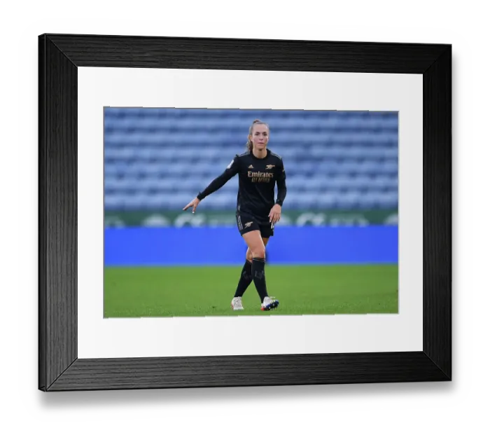 Framed Print : Arsenal's Lia Walti in Action: Barclays FA Women's Super League Clash against Leicester City