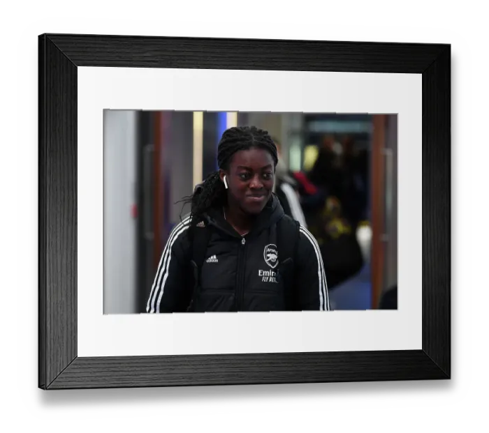 Framed Print : Arsenal's Michelle Agyemang Prepares for Leicester City Showdown in FA Women's Super League