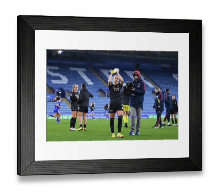 Framed Print : Arsenal's Beth Mead Reacts After Leicester Clash in Barclays Women's Super League Framed Print : Arsenal's Beth Mead Reacts After Leicester Clash in Barclays Women's Super League