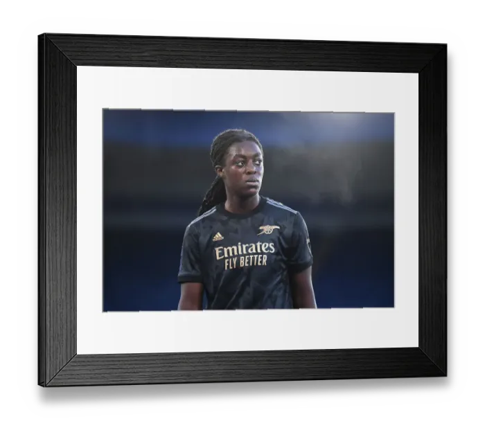 Framed Print : Arsenal's Michelle Agyemang Faces Off Against Leicester City in Women's Super League Showdown