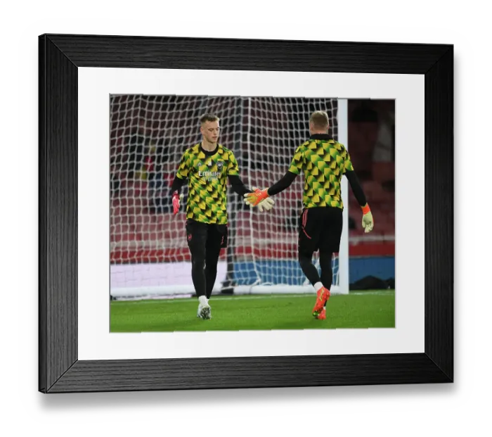 Framed Print : Arsenal's Goalkeepers Prepare for Carabao Cup Clash Against Brighton & Hove Albion Framed Print : Arsenal's Goalkeepers Prepare for Carabao Cup Clash Against Brighton & Hove Albion