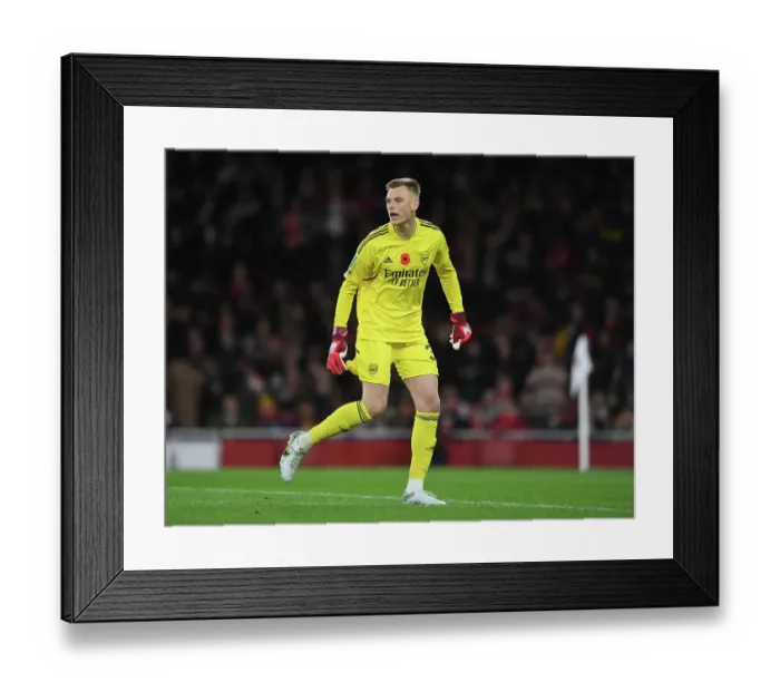 Framed Print : Arsenal vs Brighton & Hove Albion: Carabao Cup Showdown at Emirates Stadium