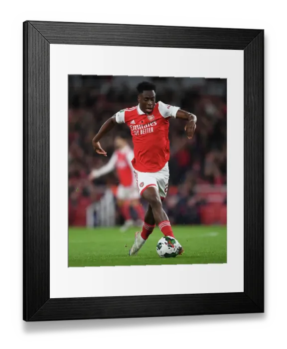 Framed Print : Arsenal's Albert Sambi Lokonga in Action against Brighton & Hove Albion in Carabao Cup Match