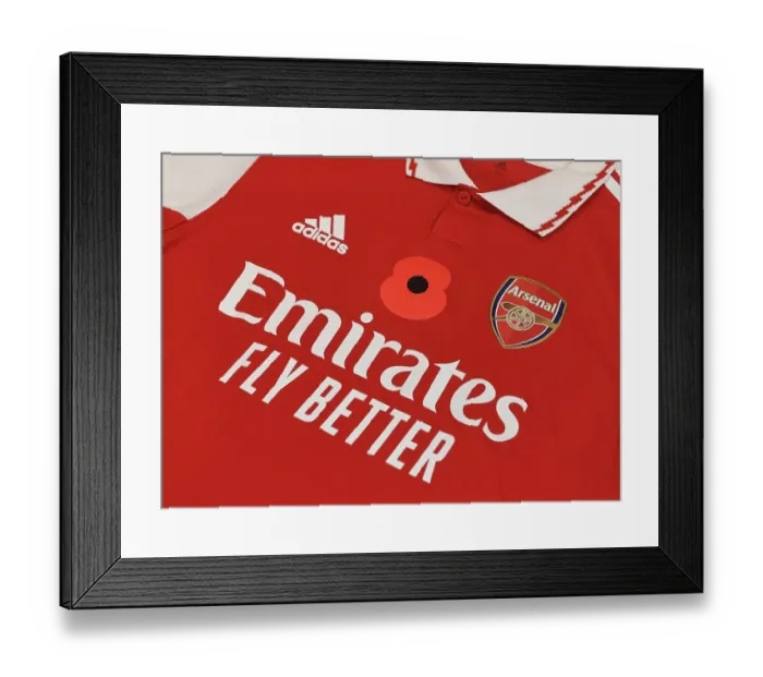 Framed Print : Arsenal's Poppy-Emblazoned Jerseys: Arsenal vs Brighton & Hove Albion, Carabao Cup 2022-23 Framed Print : Arsenal's Poppy-Emblazoned Jerseys: Arsenal vs Brighton & Hove Albion, Carabao Cup 2022-23