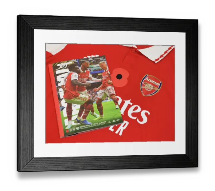 Framed Print : Arsenal vs Brighton & Hove Albion: Carabao Cup Battle at Emirates Stadium
