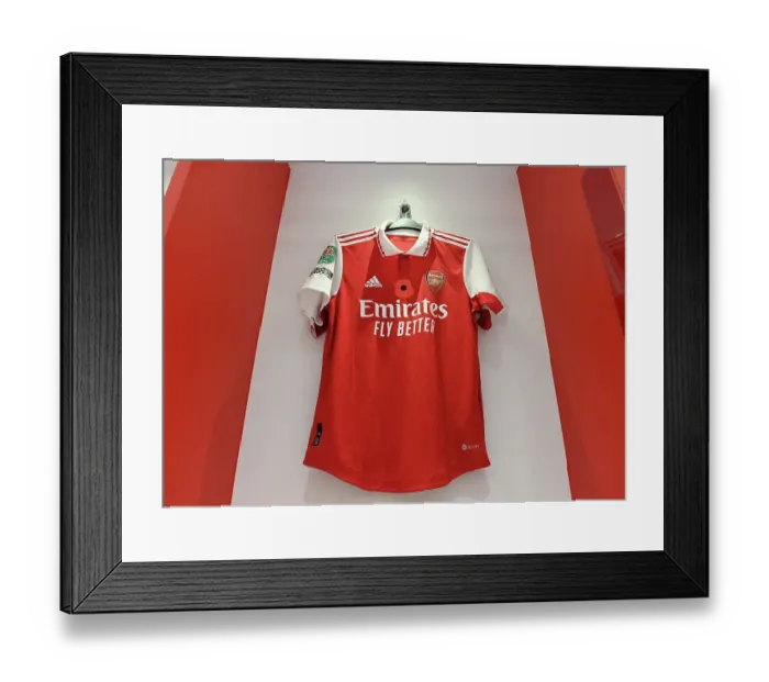 Framed Print : Arsenal's Poppy-Emblazoned Jerseys: Arsenal vs Brighton & Hove Albion, Carabao Cup 2022-23 Framed Print : Arsenal's Poppy-Emblazoned Jerseys: Arsenal vs Brighton & Hove Albion, Carabao Cup 2022-23