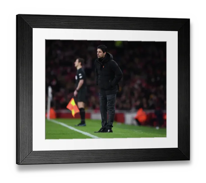 Framed Print : Mikel Arteta Leads Arsenal Against Brighton in Carabao Cup Showdown Framed Print : Mikel Arteta Leads Arsenal Against Brighton in Carabao Cup Showdown