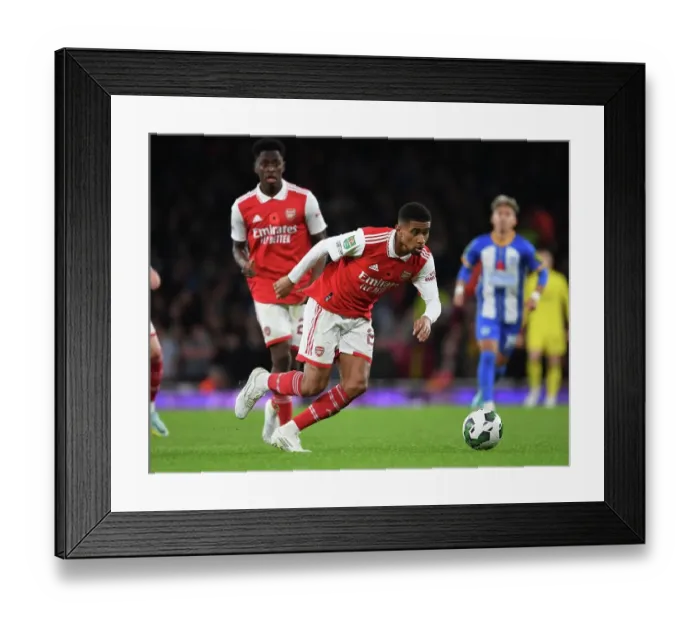 Framed Print : Arsenal vs Brighton & Hove Albion: Carabao Cup Battle at Emirates Stadium