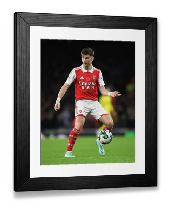 Framed Print : Arsenal's Kieran Tierney in Action Against Brighton & Hove Albion in Carabao Cup Clash Framed Print : Arsenal's Kieran Tierney in Action Against Brighton & Hove Albion in Carabao Cup Clash
