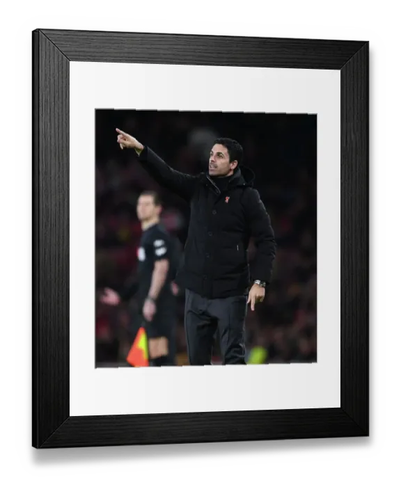 Framed Print : Mikel Arteta Leads Arsenal Against Brighton in Carabao Cup Framed Print : Mikel Arteta Leads Arsenal Against Brighton in Carabao Cup