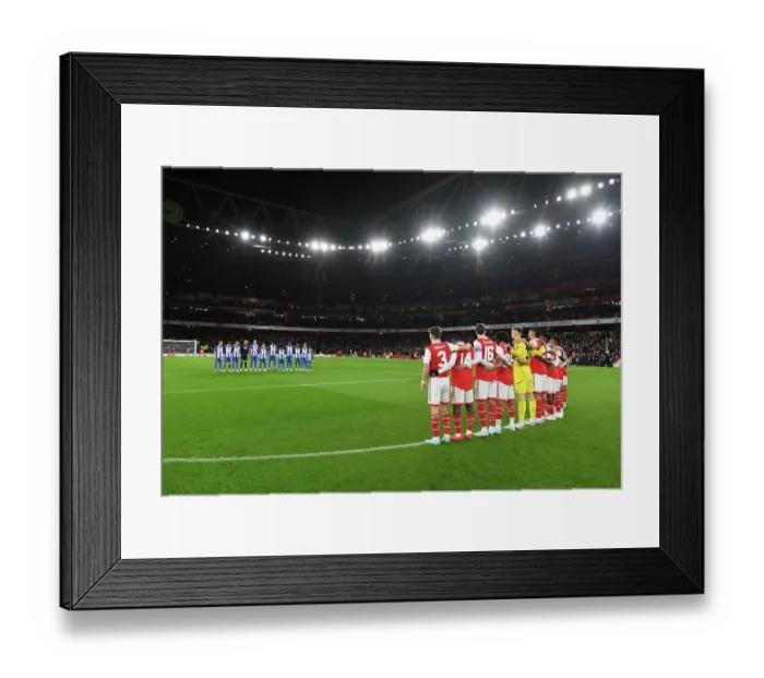 Framed Print : Arsenal vs Brighton & Hove Albion: Carabao Cup Clash at Emirates Stadium