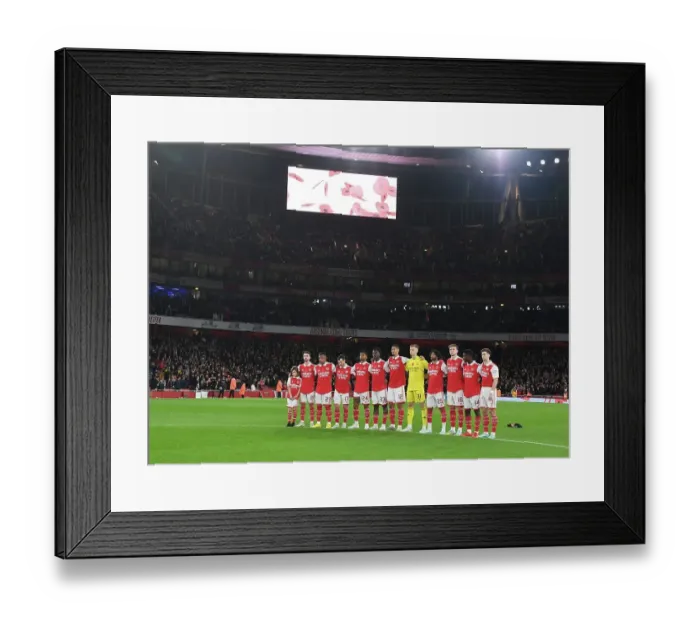 Framed Print : Arsenal vs Brighton & Hove Albion - Carabao Cup Third Round: Pre-Match Line-Up at Emirates Stadium Framed Print : Arsenal vs Brighton & Hove Albion - Carabao Cup Third Round: Pre-Match Line-Up at Emirates Stadium