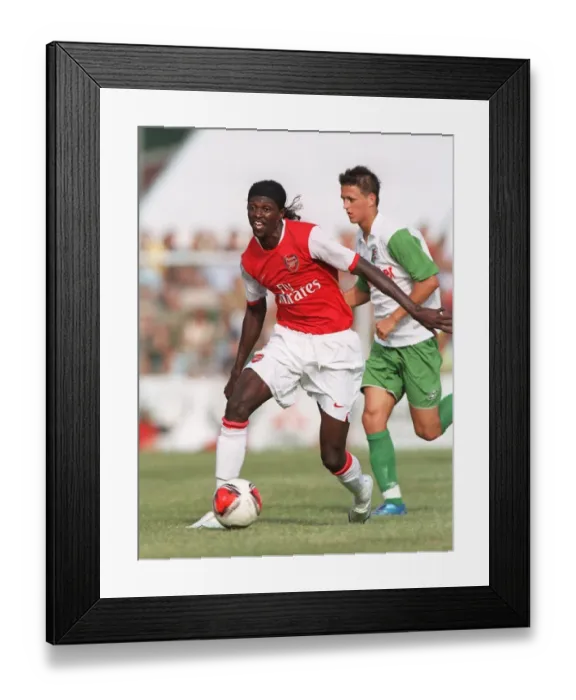 Framed Print : Adebayor's Dominance: Arsenal's 1:8 Pre-Season Victory over Schwadorf (July 2006) Framed Print : Adebayor's Dominance: Arsenal's 1:8 Pre-Season Victory over Schwadorf (July 2006)